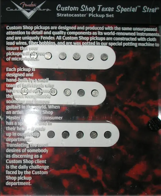 Conjunto pastillas Stratocaster. Texas Special